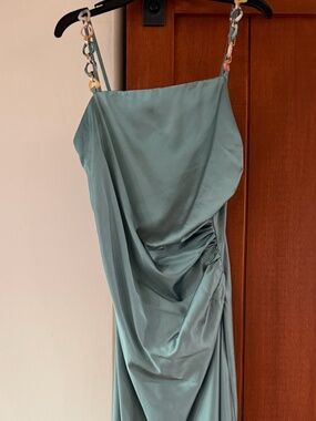 Cider strappy silk dress